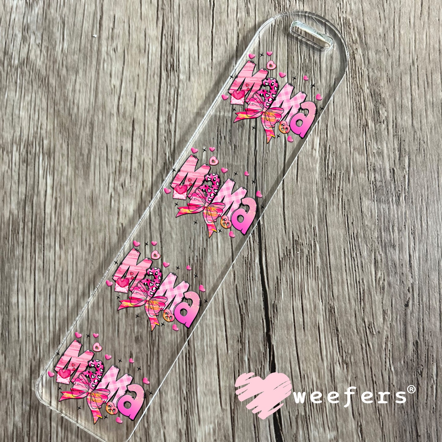 Mama Valentine Coquette UV DTF Bookmark Decal