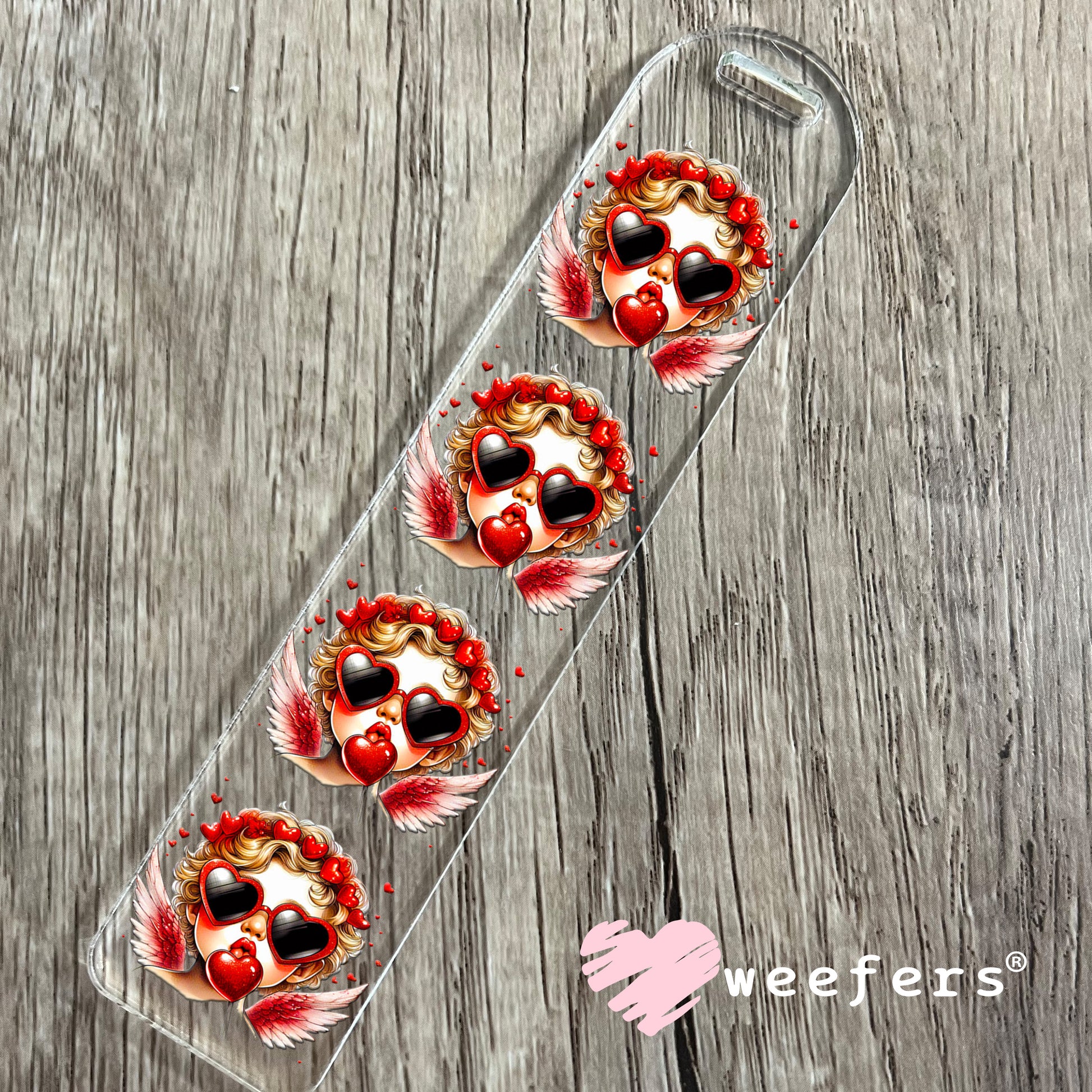 Cupid Valentine UV DTF Bookmark Decal