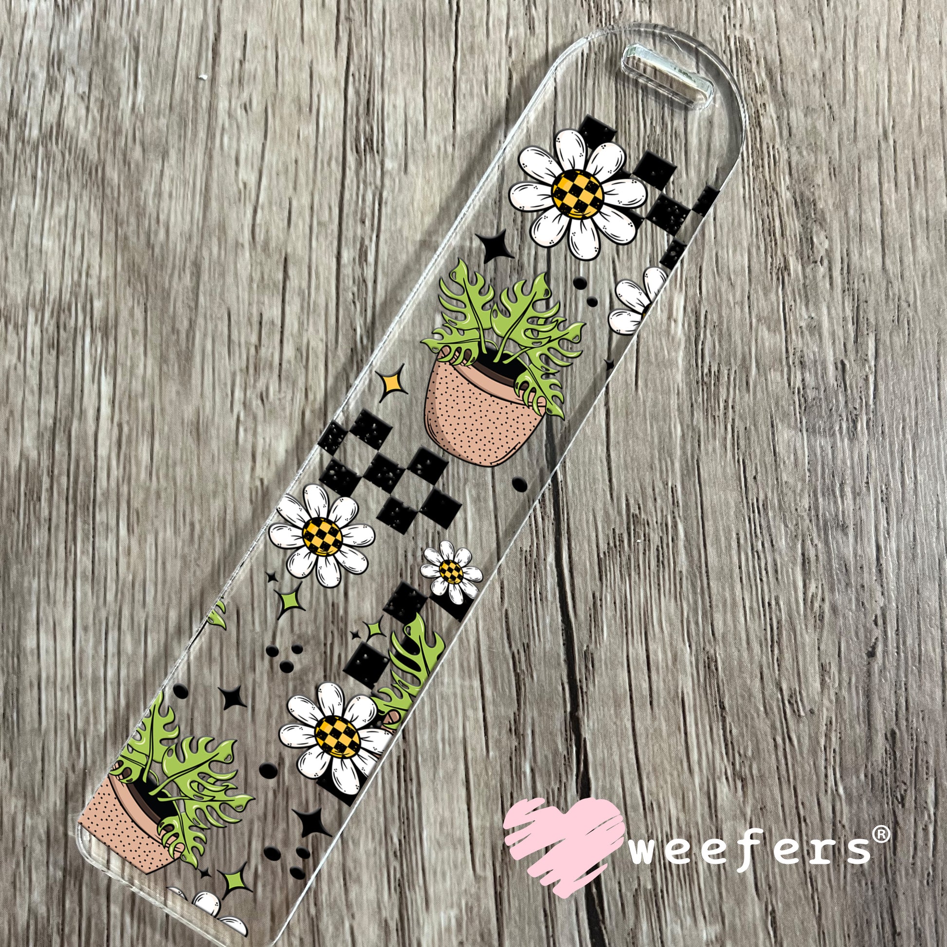 Plant Lady Vibes UV DTF Bookmark Decal