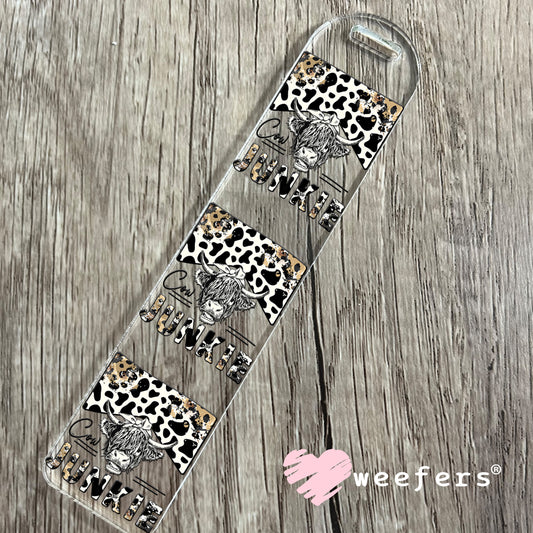 Cow Junkie Leopard UV DTF Decal Bookmark Weefers