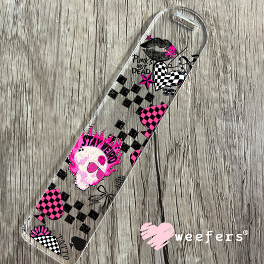 Punk is Not Dead Stay Weird UV DTF Cup Wrap - Weefers® Exclusive Bookmark Weefers