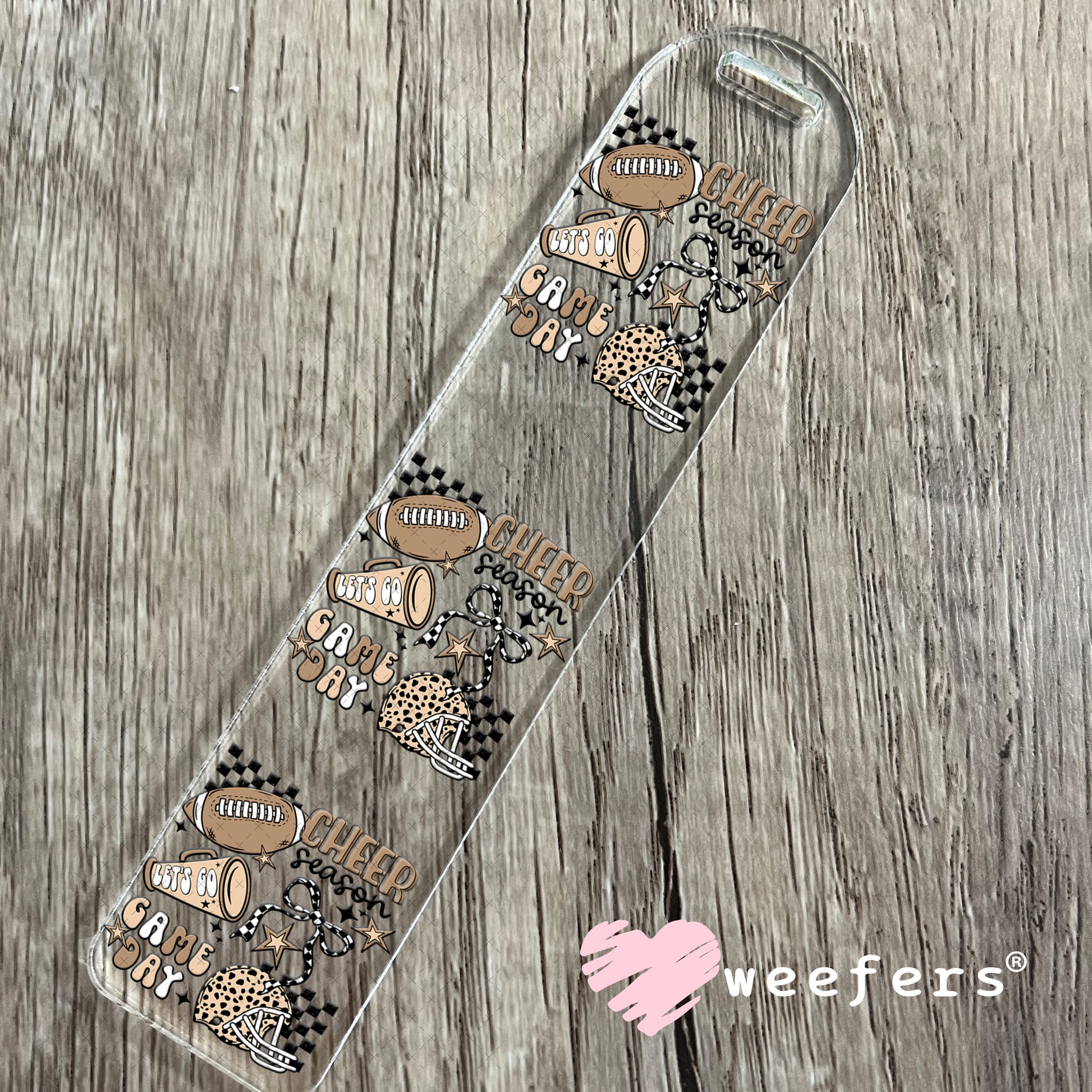 Cheer Season Game Day Megaphone UV DTF Decal Bookmark Weefers