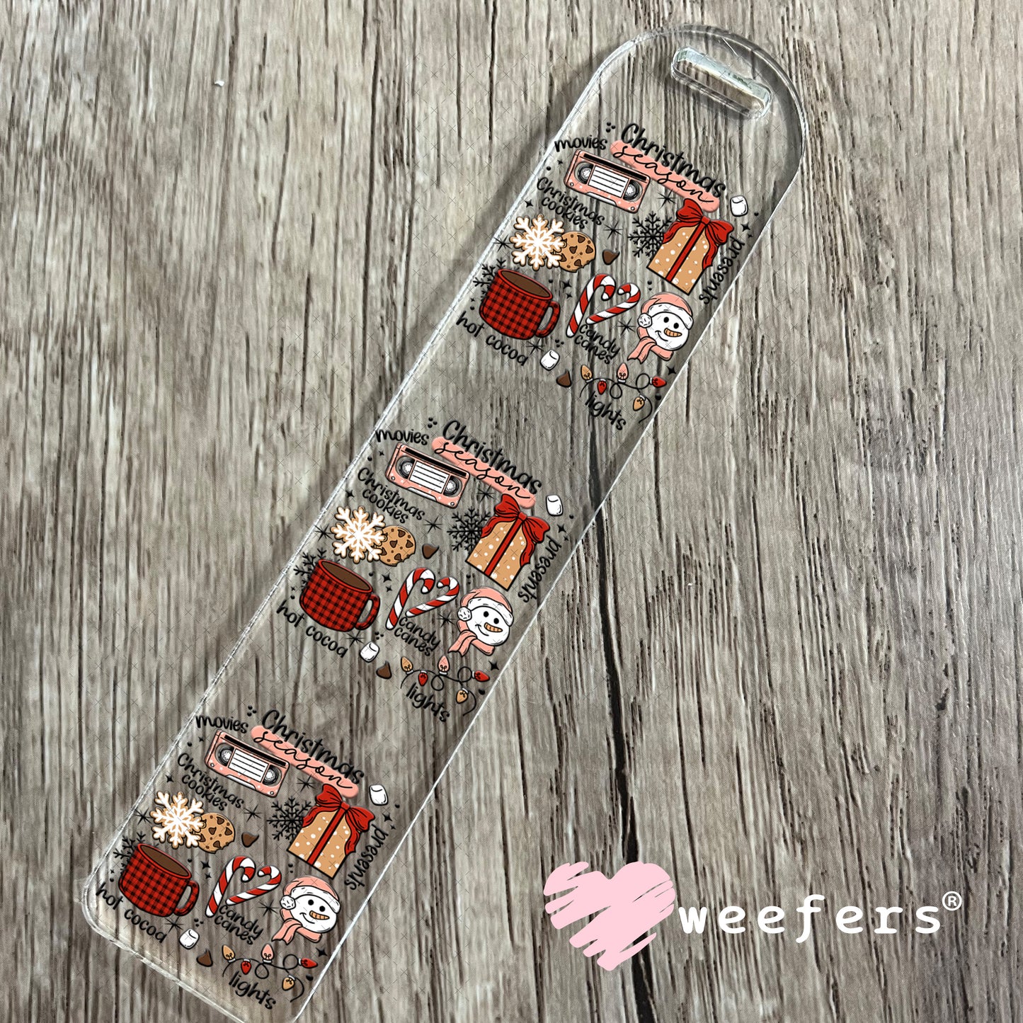Christmas Favorite Things UV DTF Decal Bookmark Weefers
