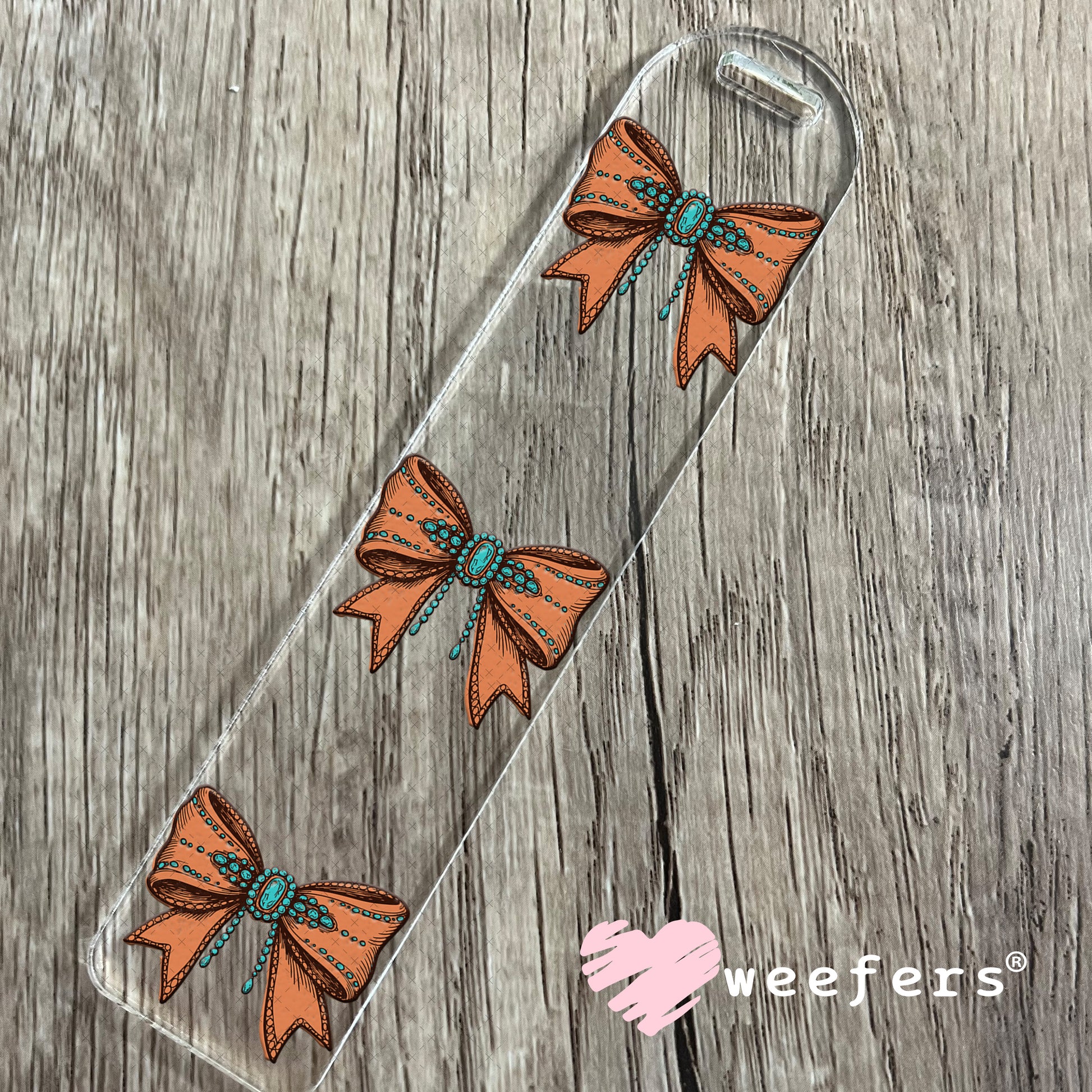 Western Bow UV DTF Decal Bookmark Weefers