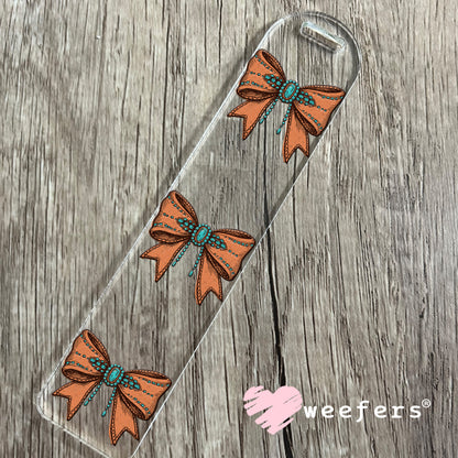 Western Bow UV DTF Decal Bookmark Weefers
