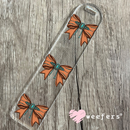 Western Bow UV DTF Decal Bookmark Weefers