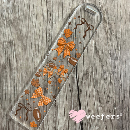 Fall and Football UV DTF Cup Wrap Bookmark Weefers