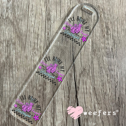 I'll Bring My Hard Fought UV DTF Decal Bookmark Weefers
