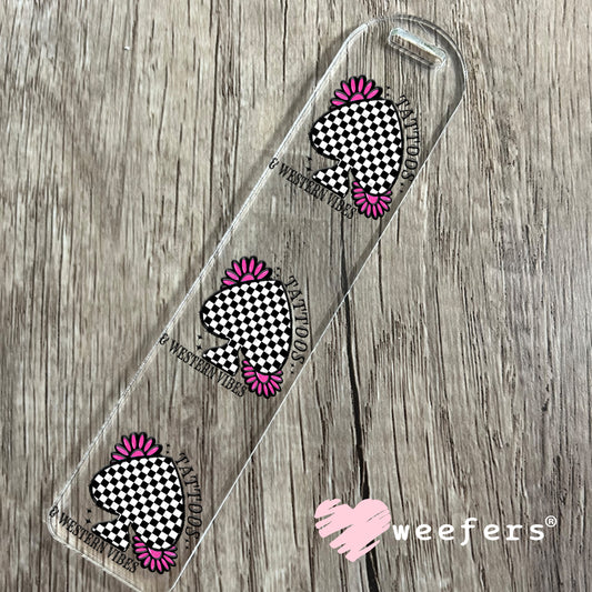 Tattoos and Western Vibes UV DTF Decal Bookmark Weefers