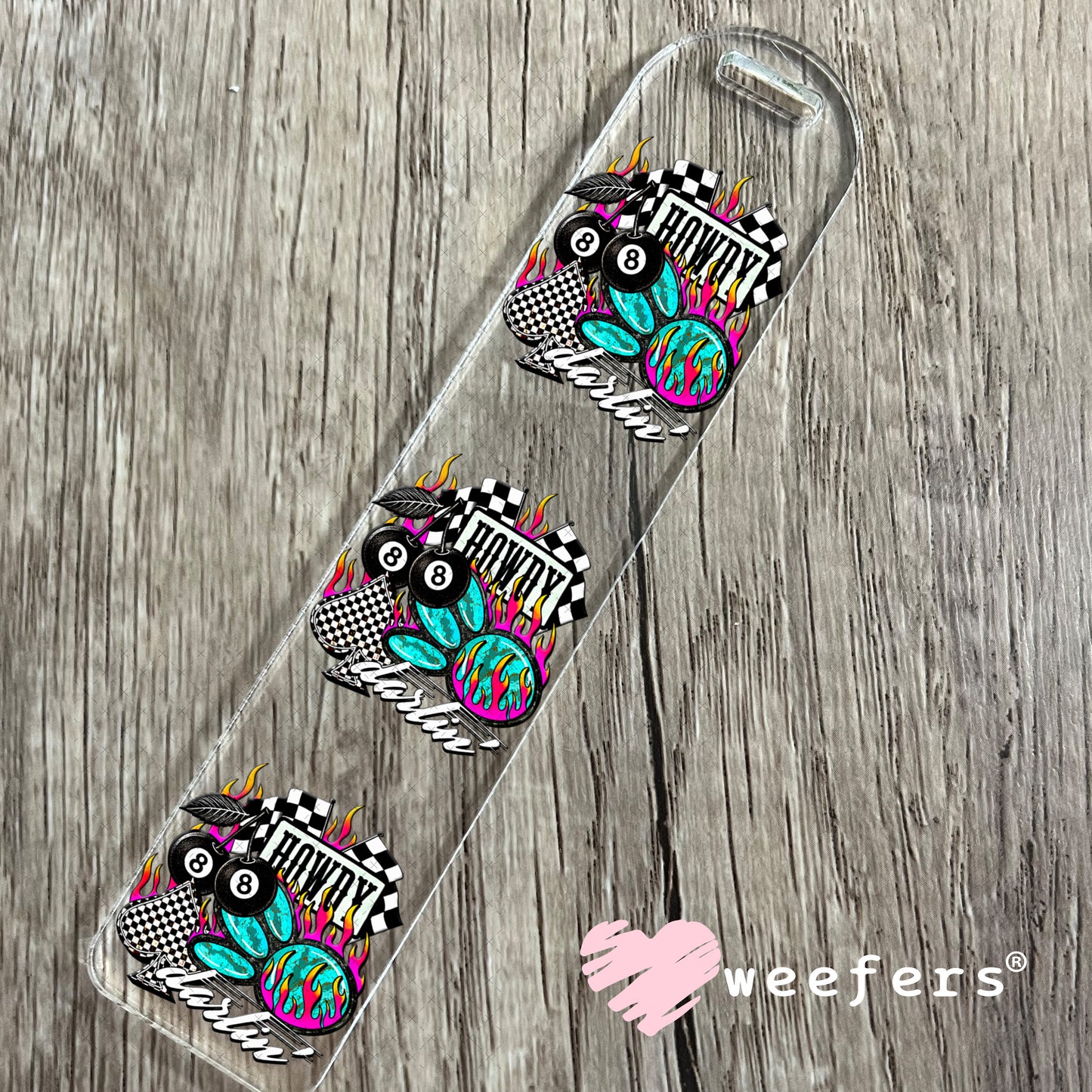 Howdy Darlin' UV DTF Decal Bookmark Weefers