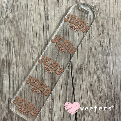 Jesus is King Psalm 24:10 UV DTF Decal Bookmark Weefers