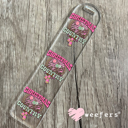 Christmas Country UV DTF Decal Bookmark Weefers