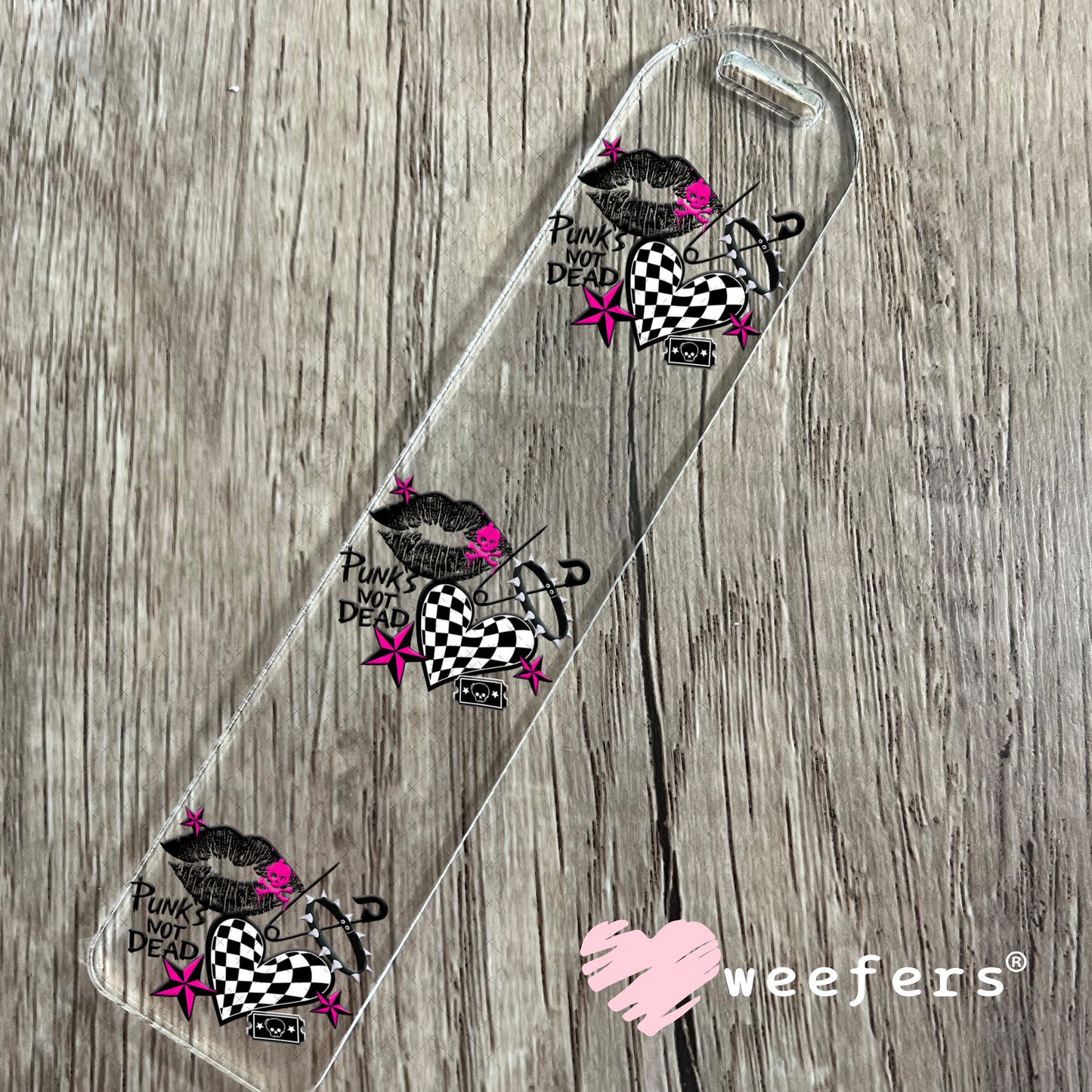 Punk is Not Dead UV DTF Decal Bookmark Weefers
