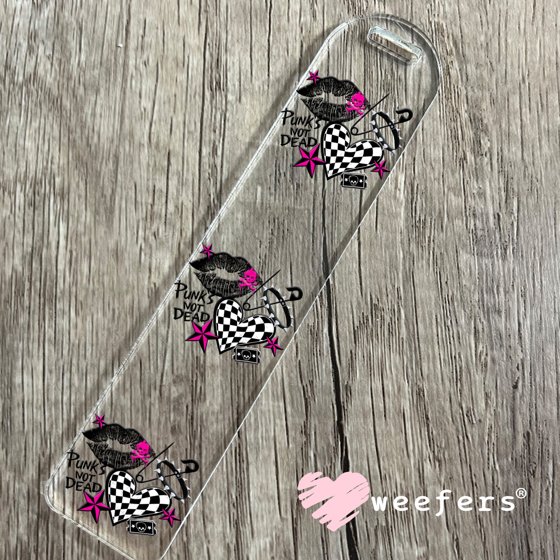 Punk is Not Dead UV DTF Decal Bookmark Weefers