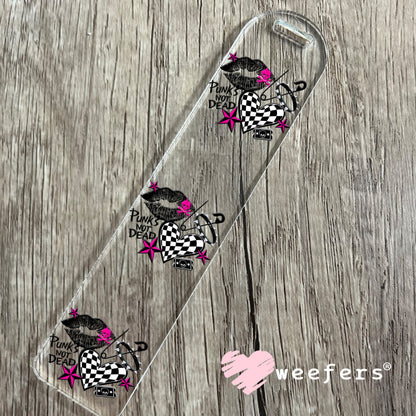 Punk is Not Dead UV DTF Decal Bookmark Weefers