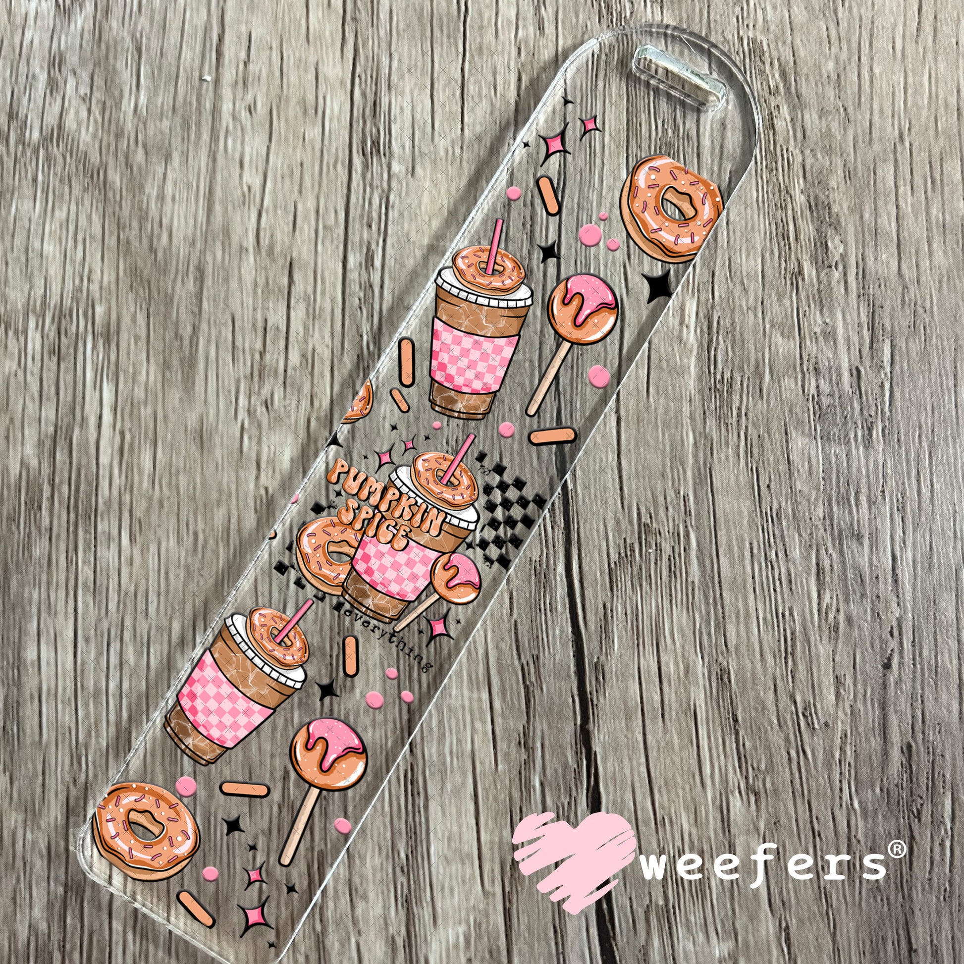 Pumpkin Spice UV DTF Cup Wrap Bookmark Weefers