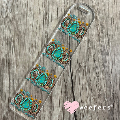With God all Things are Possible Western UV DTF Decal Bookmark Weefers