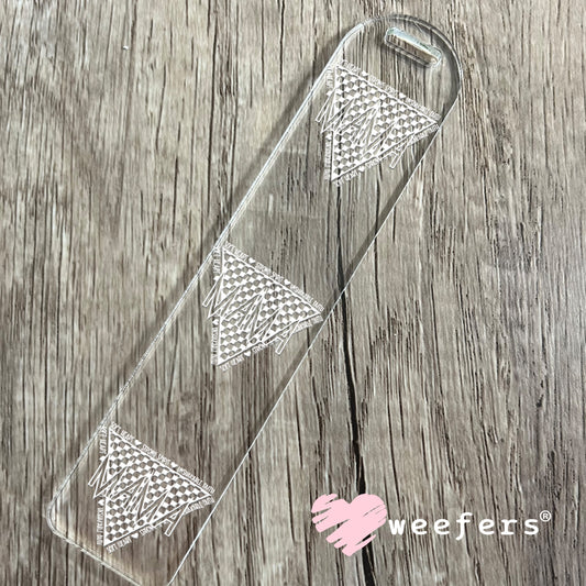 Mama Soft Heart Strong Spirit White UV DTF Decal Bookmark Weefers