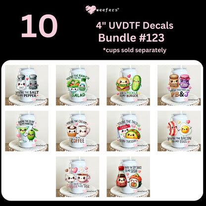 Funny Corny Couples UV DTF 16oz Decal Bundle Set 3