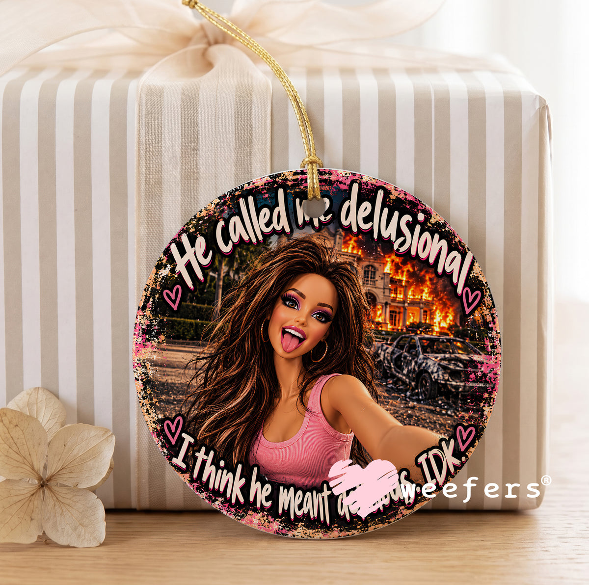 Doll Meme Ornament Bundle #156 UV DTF Decal Transfers Set of 12 Weefers
