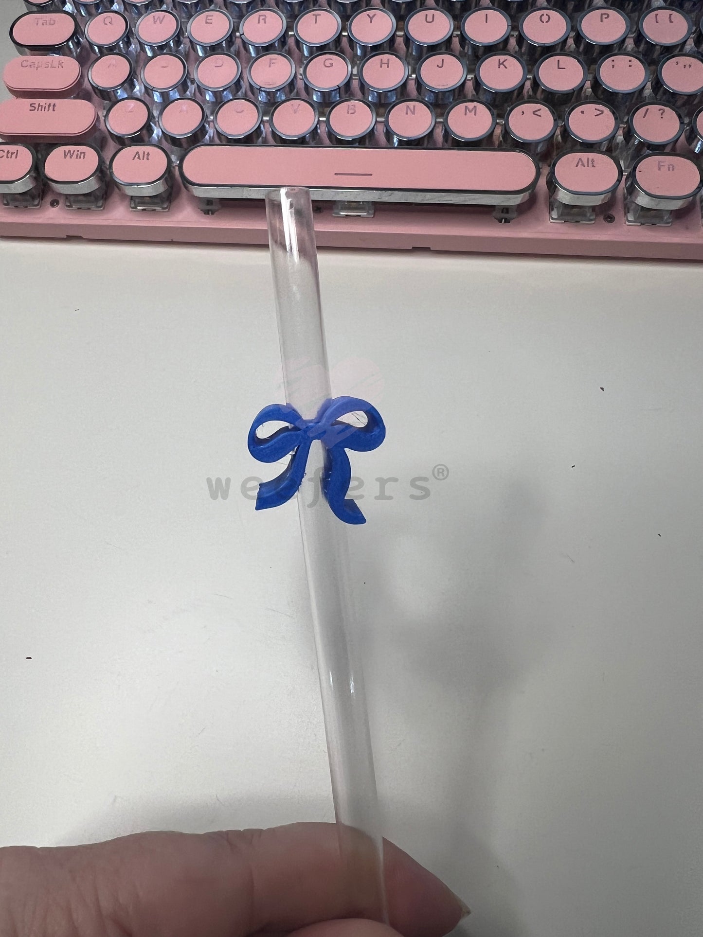 Itty Bitty Bow Straw Toppers - Pack of 5 Weefers