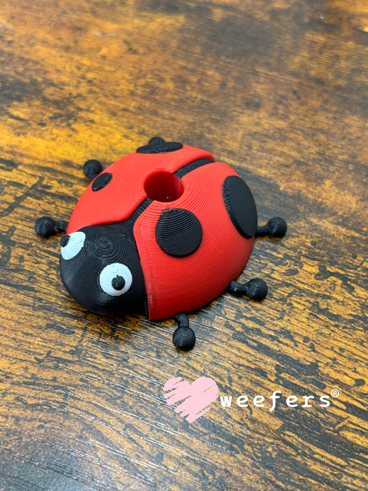 Lid Topper Buddy - Red Ladybug Weefers