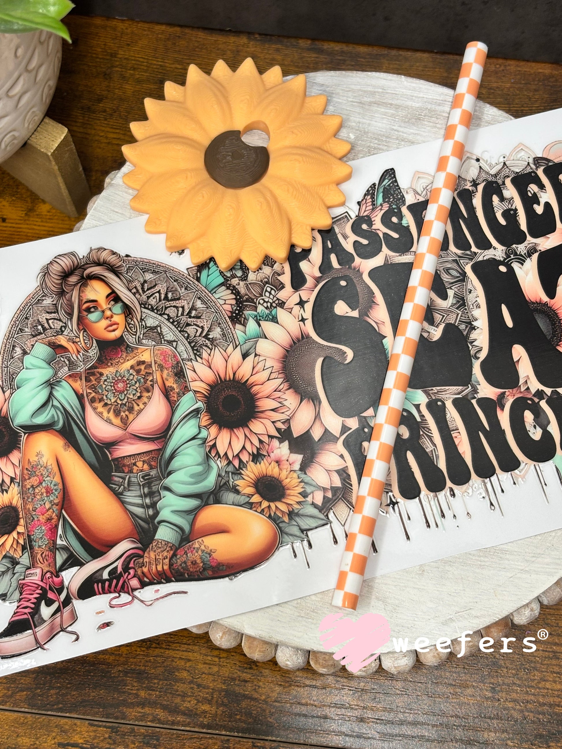 UV DTF Cup Wrap – Passenger Seat Princess Weefers