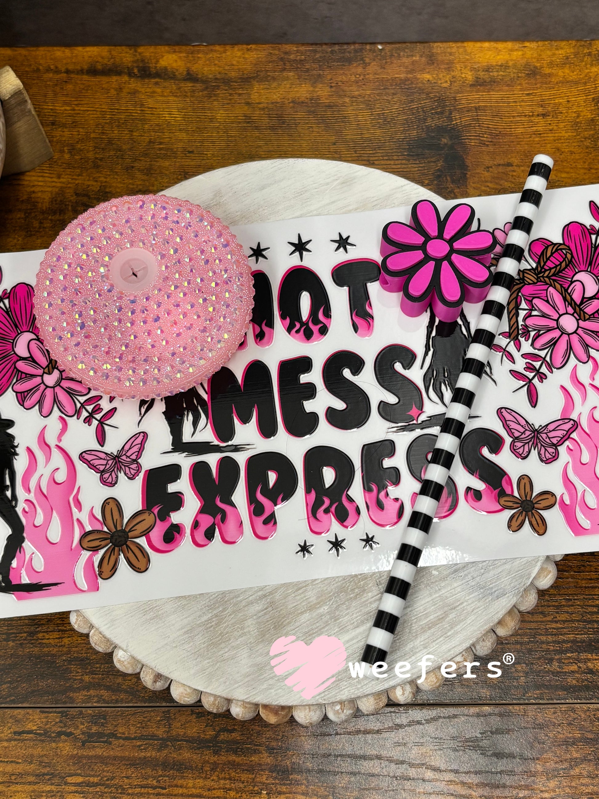 UV DTF Cup Wrap – Hot Mess Express Weefers