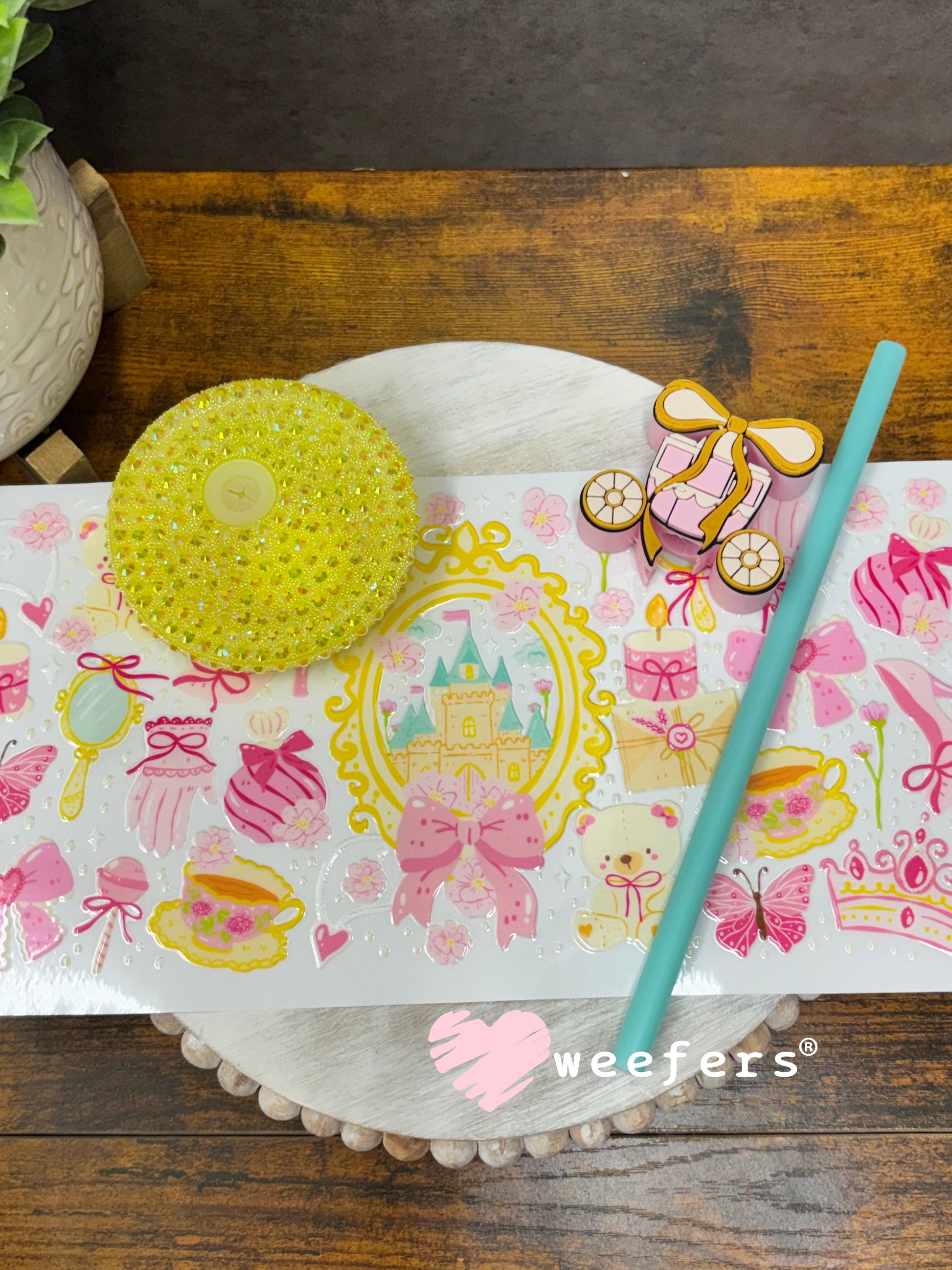 UV DTF Cup Wrap – Princess Favorite Things Weefers