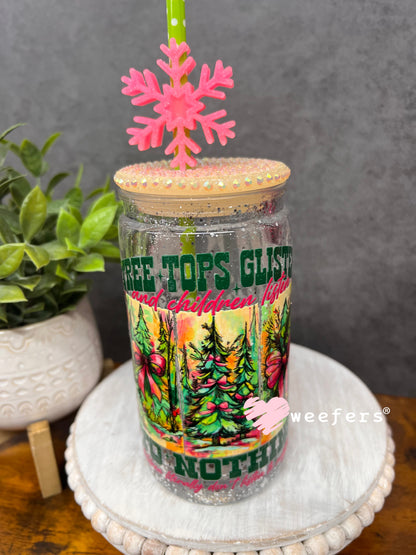 UV DTF Cup Wraps - Tree Tops Glisten - Weefers® Exclusive