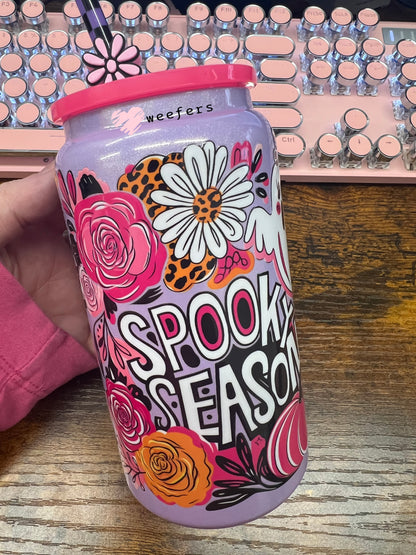 Spooky Season UV DTF Cup Wrap - Weefers Exclusive Weefers