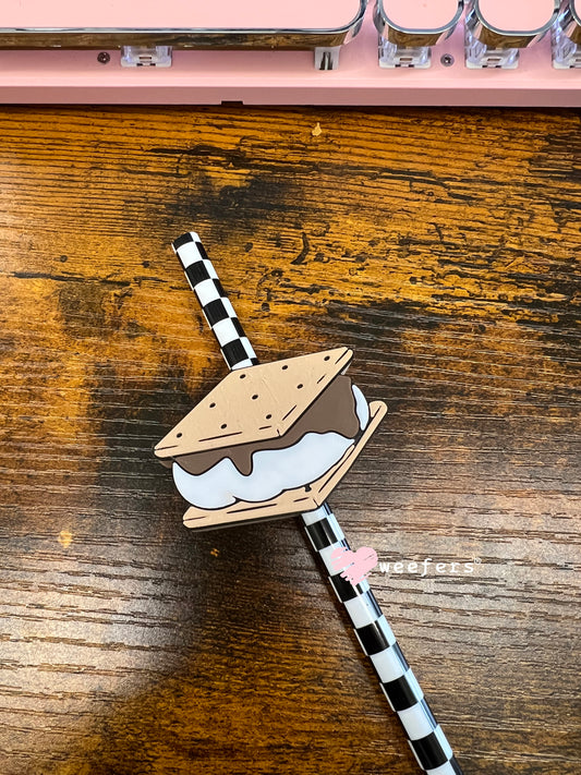 Smore Straw Topper Buddy Weefers
