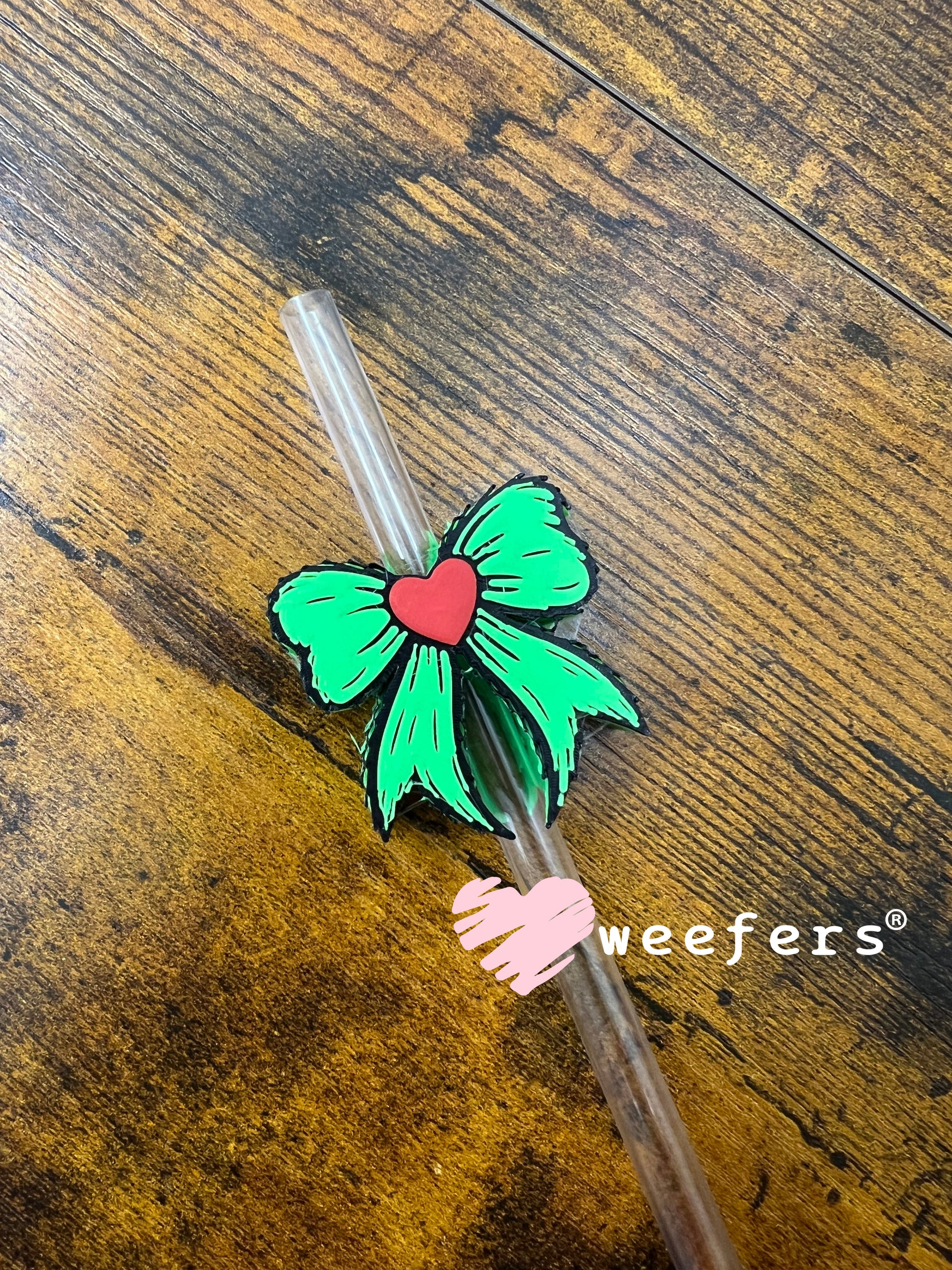 Grouch Bow Straw Topper Buddy Weefers