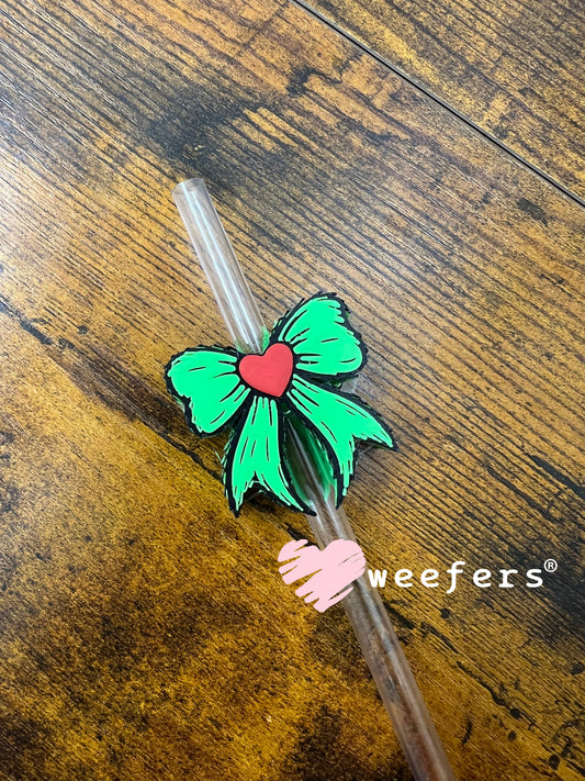 Grouch Bow Straw Topper Buddy Weefers