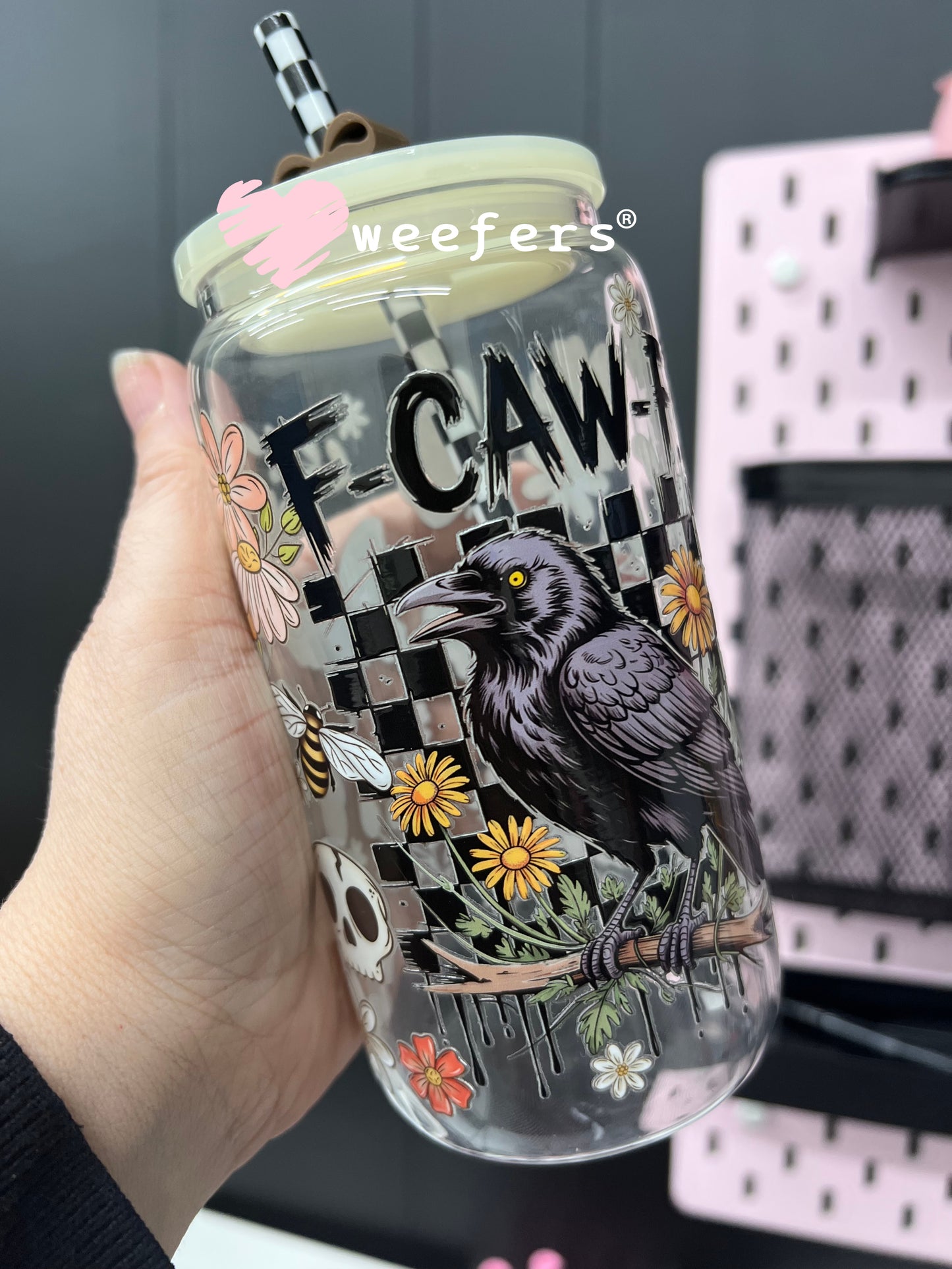 F-Caw-F UV DTF Cup Wrap - Weefers® Exclusive Weefers