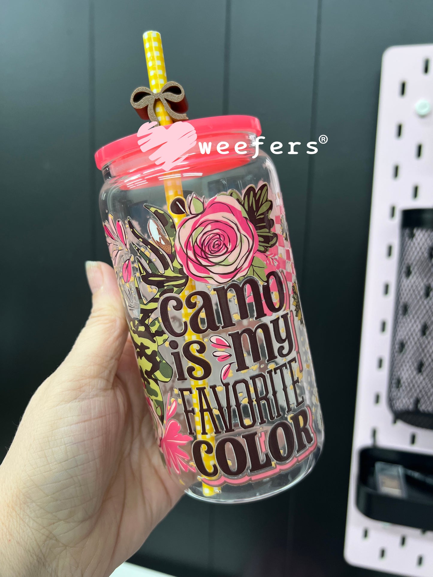 Camo is My Favorite Color UV DTF Cup Wrap - Weefers Exclusive Weefers