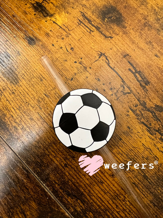 Straw Topper Buddy - Soccer Ball Weefers