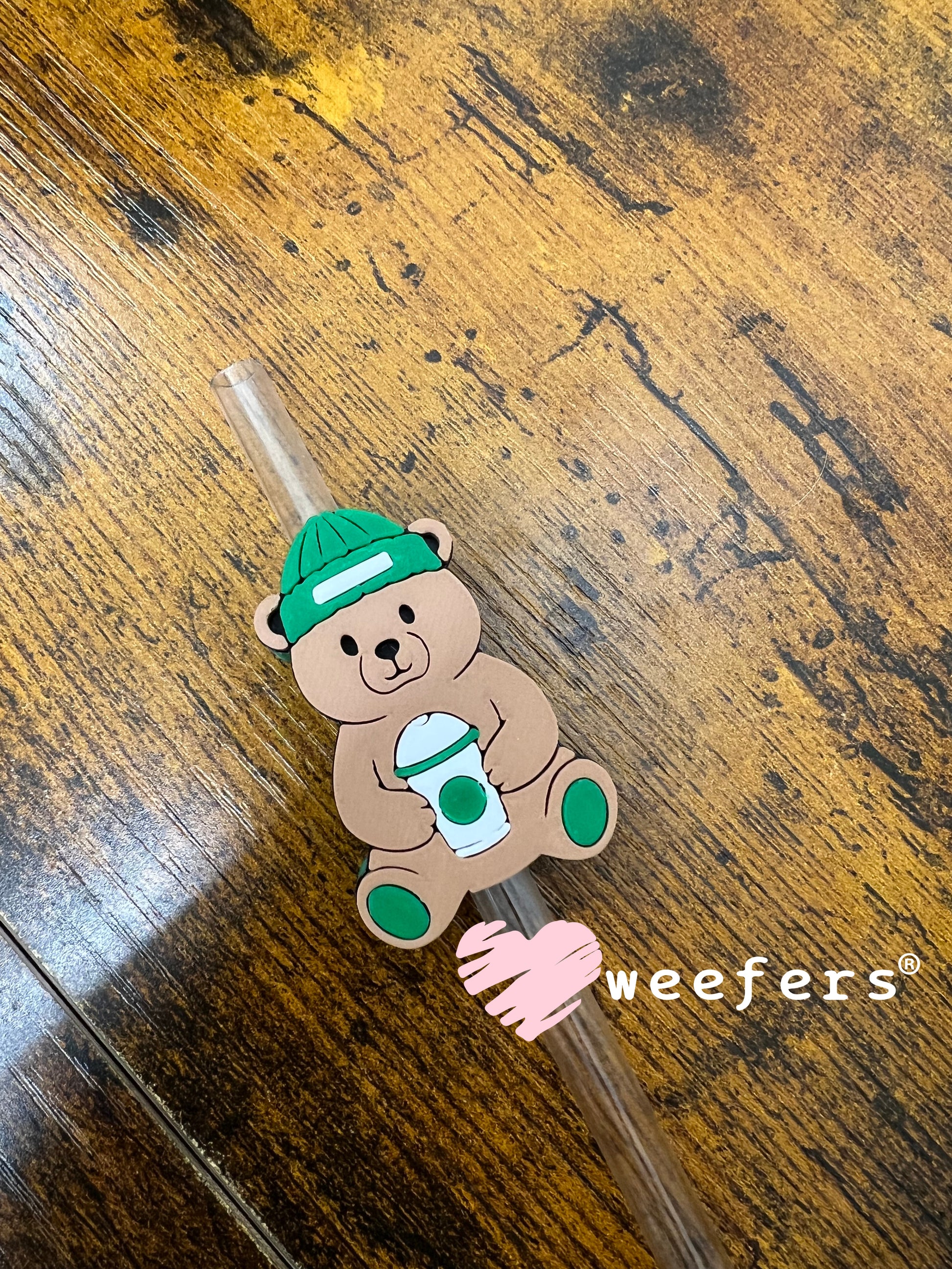 Viral Bear Straw Topper Buddy Weefers