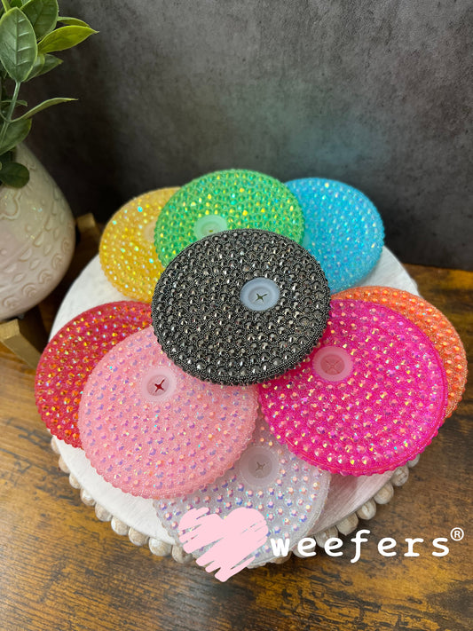 Blinged Colored Lids (Fits 16oz Can Shaped Cups) Weefers