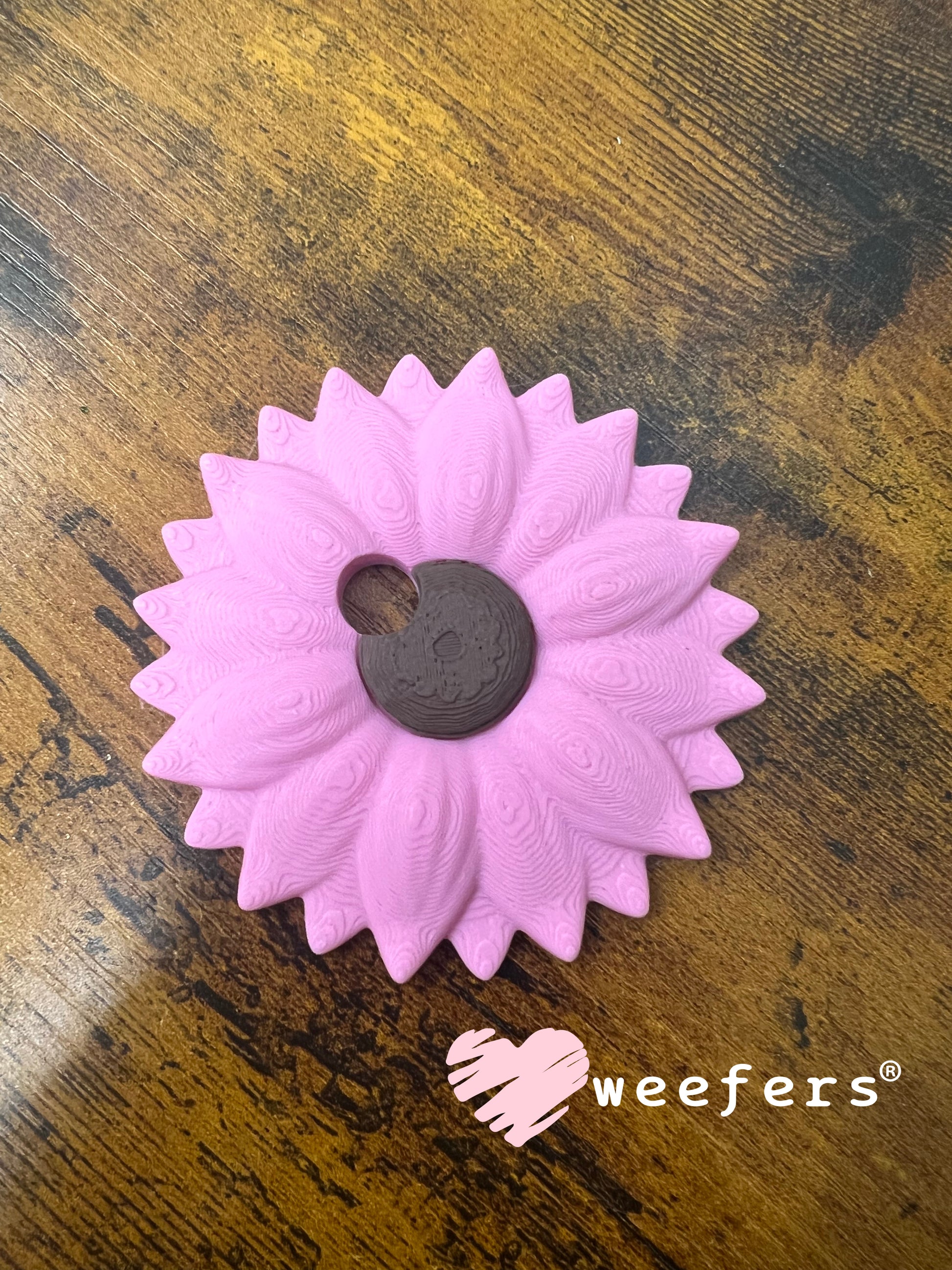 Lid Topper - Sunflower - Lilac (Fits 16oz Can Shaped Cups) Weefers