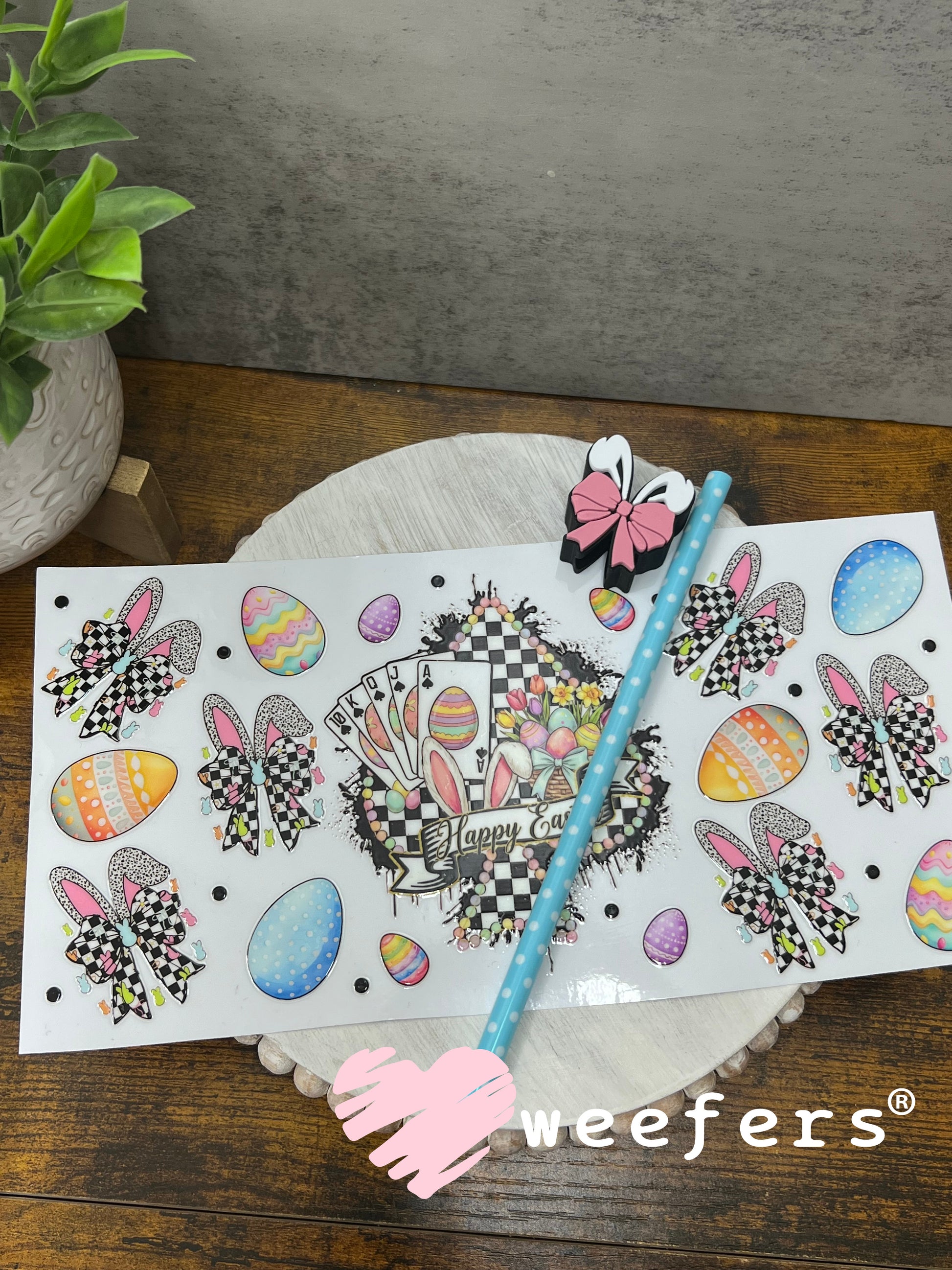 UV DTF Cup Wrap – Happy Easter Western St Patrick's Day - Weefers Exclusive Weefers