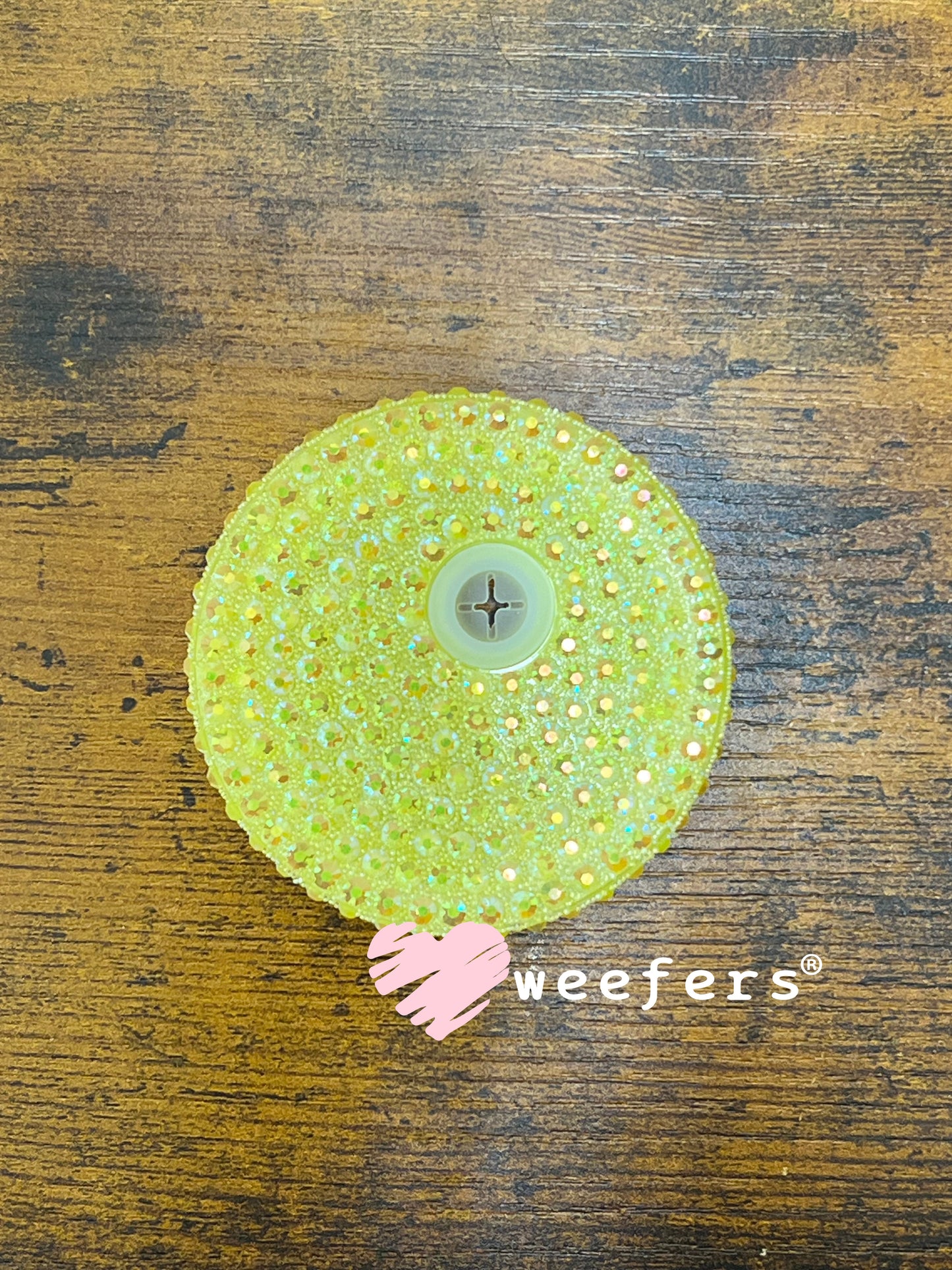 Replacement 16oz Blinged Colored Lids (Fits 16oz Can Shaped Cups) Weefers