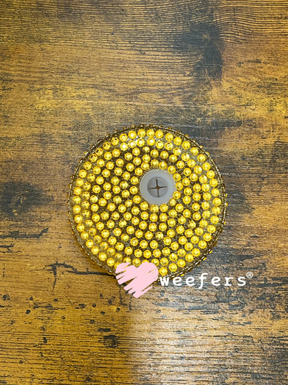 Replacement 16oz Blinged Colored Lids (Fits 16oz Can Shaped Cups) Weefers