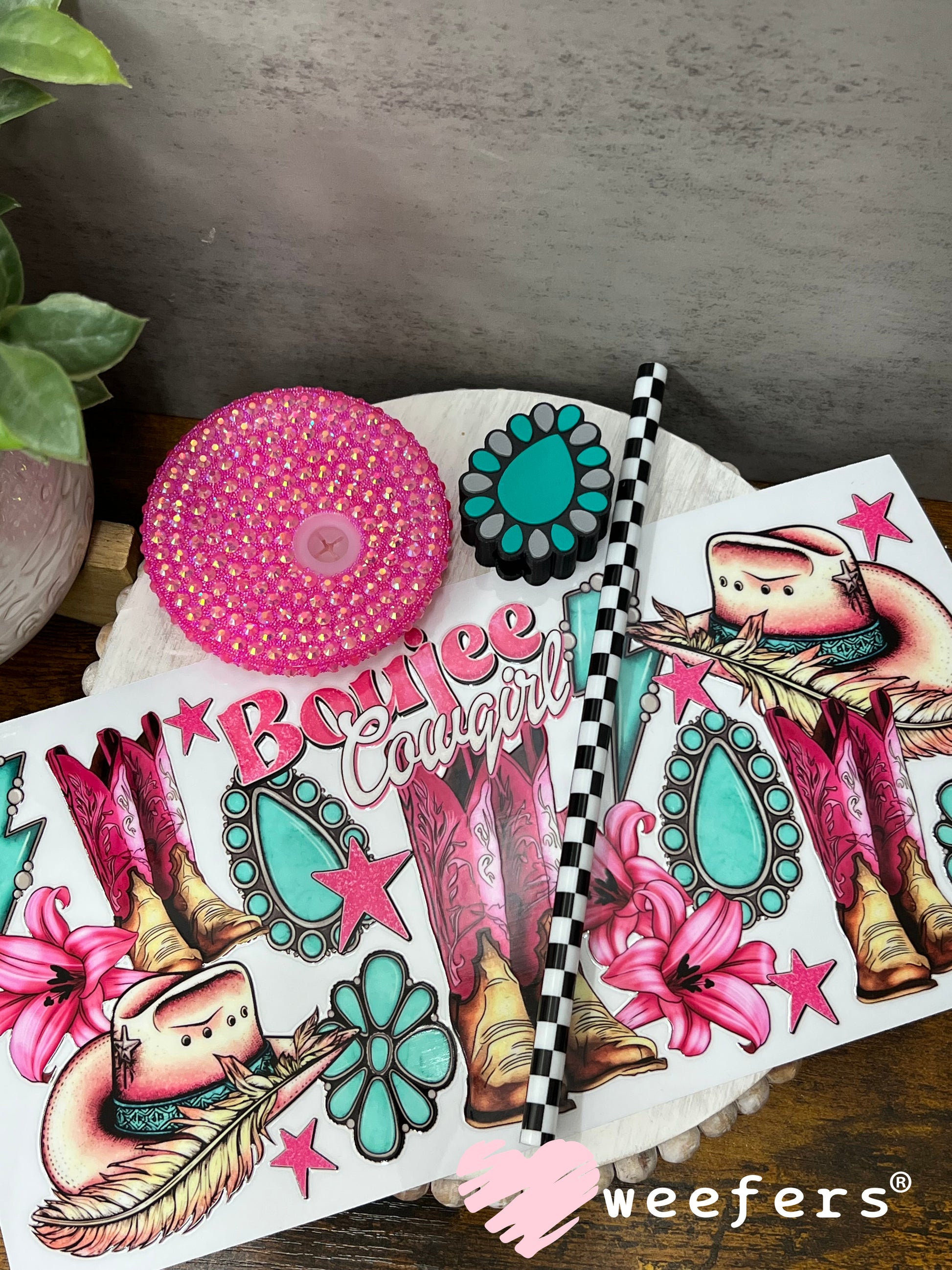 UV DTF Cup Wrap – Boujee Cowgirl Weefers