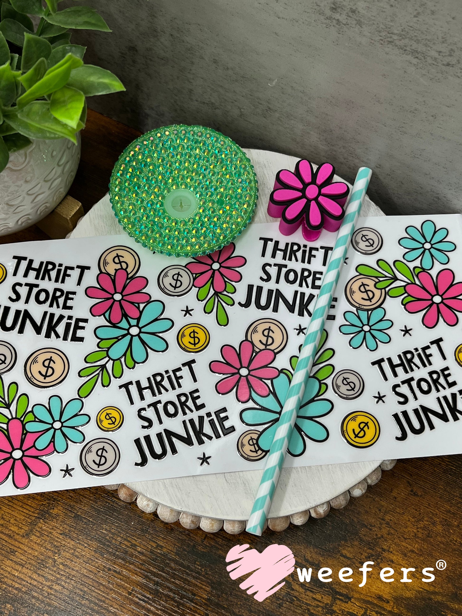 UV DTF Cup Wrap – Thrift Store Junkie Weefers
