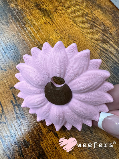 Lid Topper - Sunflower - Light Pink (Fits 16oz Can Shaped Cups) Weefers