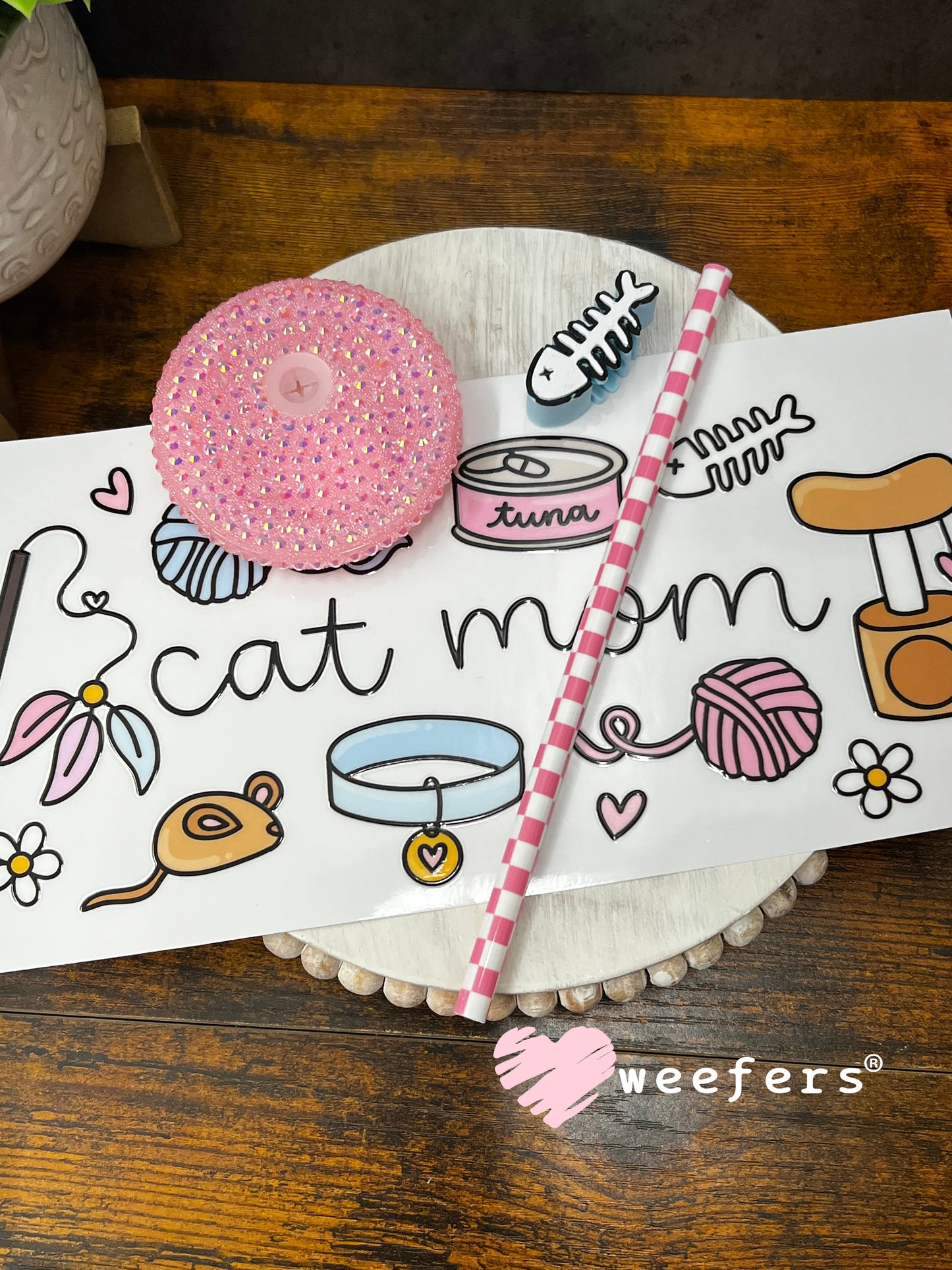 UV DTF Cup Wrap – Cat Mom Toys Weefers