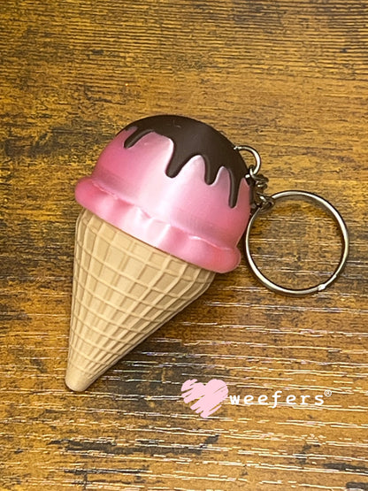 Keychain Fidget Clickers #8 - Ice Cream Cone Weefers