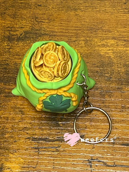 Keychain Fidget Clickers #13 - Pot of Gold Weefers