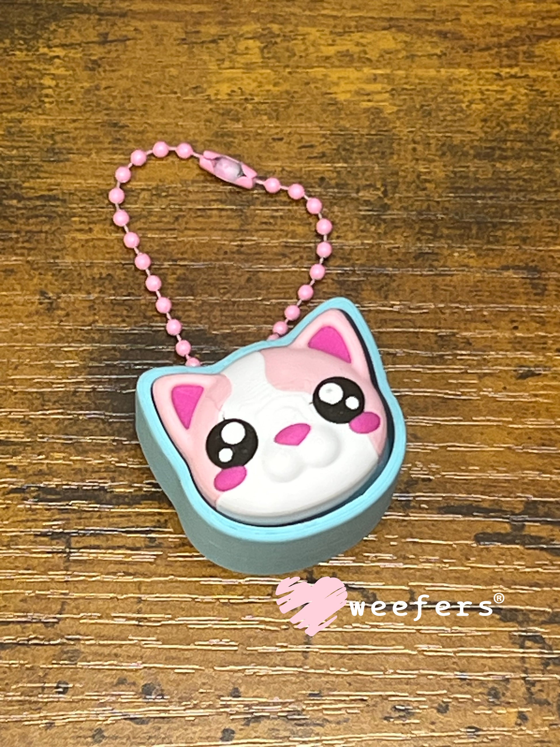 Keychain Fidget Clickers #3 - Cat Head Weefers